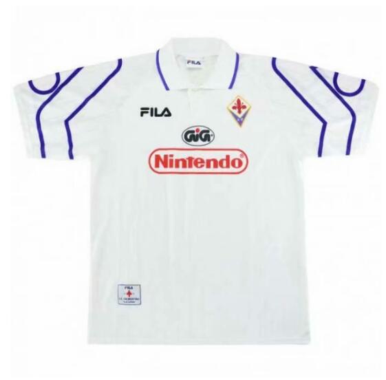 1997-98 Fiorentina Retro Away Kit Soccer Jersey